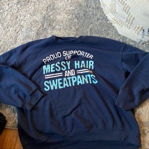 {Wound Up} Messy Hair Sweatshirt